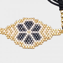 Bracelet à motif fleur