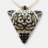 Collier et pendentif triangulaire - Chakwa