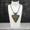 Orienty Oriental Style Triangle Pendant Necklace