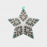 White, Grey, and Blue 3D Star