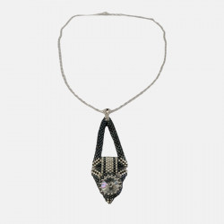 Collier argenté avec pendentif Sania