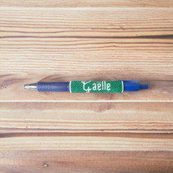 Pen with personalized Miyuki beads cover