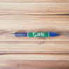 Pen with personalized Miyuki beads cover