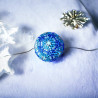 Blue Light Garland with Pattern