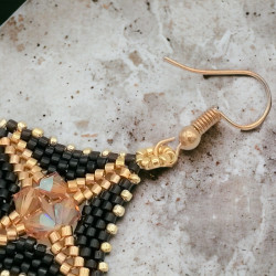 Amaris Handmade Miyuki Swarovski Earrings | Mamzelle Creations