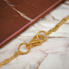 Gouden ketting met Sania hanger