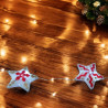 "Joyeux Noël" star light garland