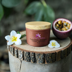 Bougie parfumée Monoï Passion – Cire Soja-Coco – Artisanale