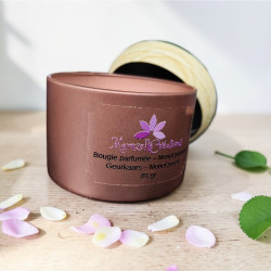 Bougie parfumée Monoï Passion – Cire Soja-Coco – Artisanale