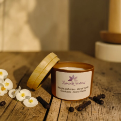 Monoi Vanilla Scented Candle – Soy‑Coconut Wax – Handmade – 81 g