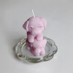 Rond kaarsenplateau – Transparant glas – 11 cm