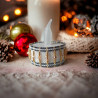 Elegant Candle Surround with Miyuki Delica Beads and Toupies