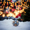 Boule de Noël artisanale en perles Miyuki Delica