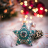 Handwoven Miyuki Delica Bead Star with Cushion Foam Filling