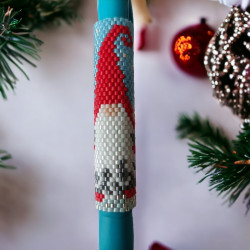 Stylo Gnome Pilot G2 Bleu avec Perles Miyuki
