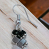 Boucles d'oreilles Pendatia | Perles Miyuki Half Tila | Mamzelle Creations