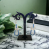 Boucles d'oreilles en perles de rocaille et Swarovski | Mamzelle Creations