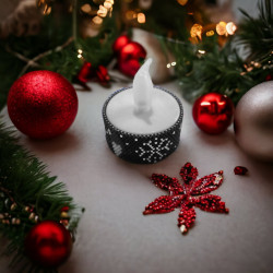 Gnome Candle Surround with Miyuki Delica Beads