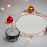 Contour de Bougie Village de Noël avec Perles Miyuki Delica
