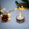 Contour de Bougie Traineau du Père Noël avec Perles Miyuki Delica