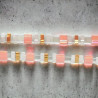 Bracelet élastique en perles japonaises teintées à la main
