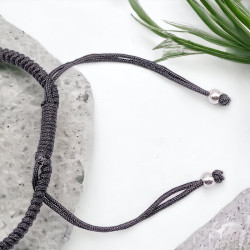 Bracelet fleur tissé à la main avec perles Miyuki Delica