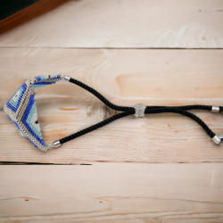 Etnische armband met handgeweven Miyuki Delica kralen
