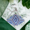 Bracelet ethnique losange avec toupies - Bijou élégant et tendance