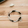 Bracelet à fermoir en perles Miyuki Delica et rocaille - Tissage en peyote