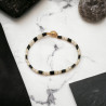 Bracelet fait main avec des perles japonaises de qualité - Fermoir aimanté doré