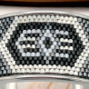 Handmade and Adjustable Wide Bracelet - Miyuki Delica Peyote Weaving