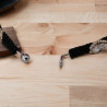 Collier circulaire Loubisana en perles Miyuki Delica et Swarovski