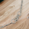Collier avec pendentif en Miyuki Delica et cabochon Swarovski - Mamzelle Créations