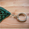 Porte-clés Pods en perles Miyuki Delica tissées à la main