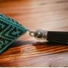 Porte-clés Pods en perles Miyuki Delica tissées à la main