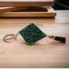 Porte-clés Pods en perles Miyuki Delica tissées à la main