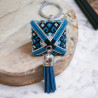 Porte-clé Pods en perles Miyuki Delica tissé à la main