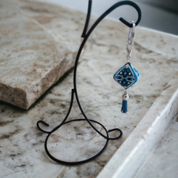 Porte-clé Pods en perles Miyuki Delica tissé à la main